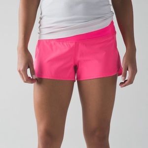 NWT (NEPK “neon pink”) sz 4 speed shorts